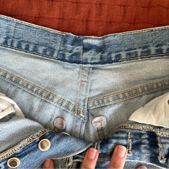 *ALTERED* PISTOLA Devin High Rise Mom Cut Off in the color Finesse size 26 - Picture 6 of 16